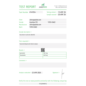 Tesamorelin 5mg / ipamorelin 5mg Blend