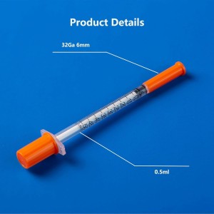 31G (6mm) 0.5 ml Syringe